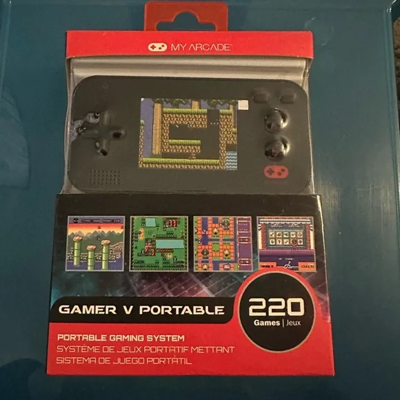 Gamer V Portable Gaming Console - Blue - Picture 4 of 4